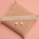 Treasure Round Pink Pearl Choker