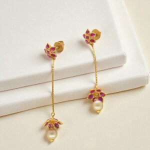 Cleon 22Kt Designer Gold Earrings