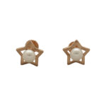 Starlit Glow 18Kt Gold Earrings