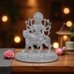 14 Grams Durga Silver Idol