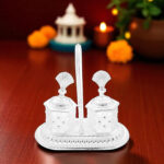 60 Grams Silver Kumkum Haldi Holder