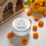 45 Grams Silver Ganesh Kumkum Box