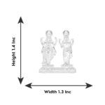 22 Grams Lord Vishnu & Maa Lakshmi Murti