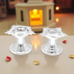 10 Grams Silver Panchmukhi Diya