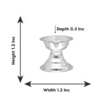 10 Grams Silver Pair of Diya