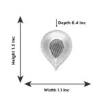 5 Grams Auspicious Designer Silver DIya