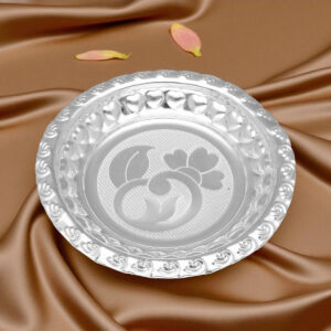 30 Grams Crafted Floral Design Thali