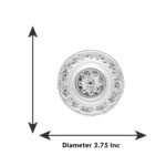 5 Grams Pooja Designer Silver Thali