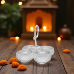 60 Grams 4 Cups Silver Chopra with Handle