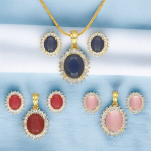 Colourful combo of Pendant set