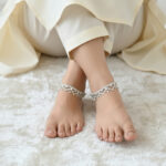 65 Grams Adira Enamel Silver Payal