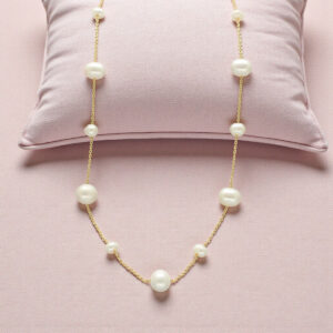 Rosaline Dew Pearl Necklace