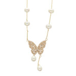 Fairy Flutter Pearl Necklace