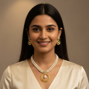 Thyra Pearl Necklace Set