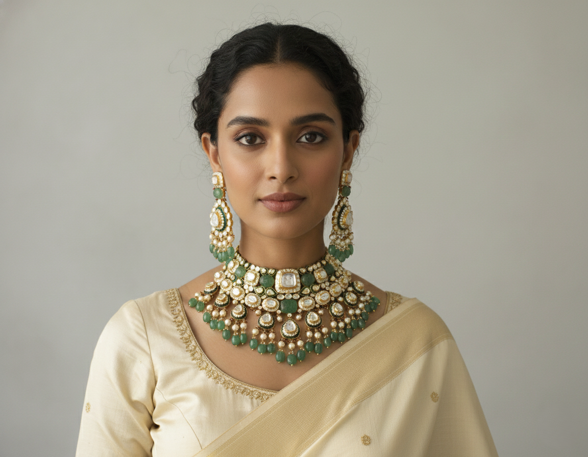 Temple gold jewellery