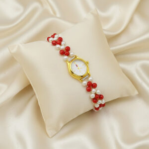 Semi Precious Stone Pearl Watch