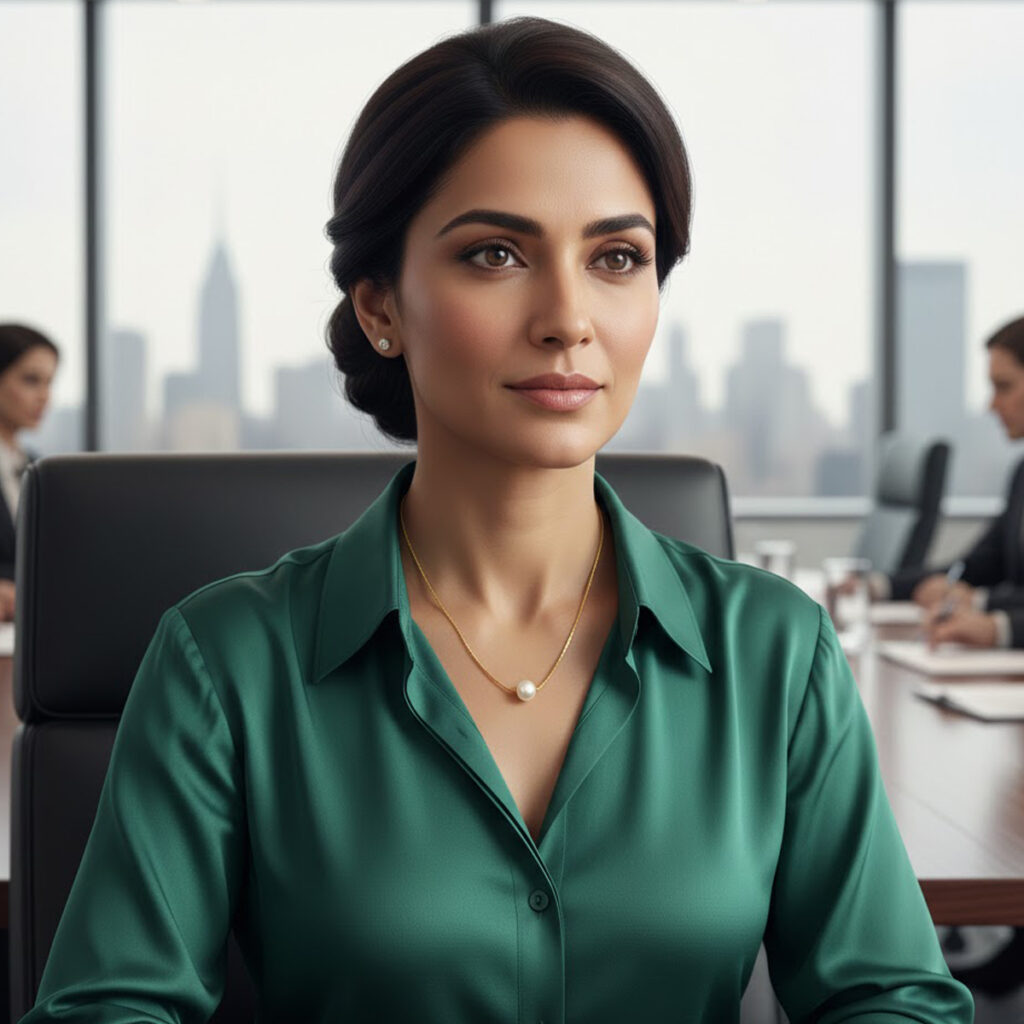 The CEO Signature Pearl Gold Chain