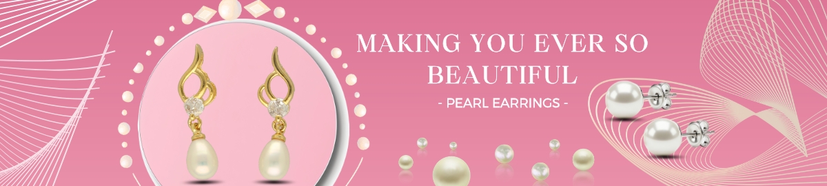 Pearl earrings