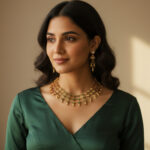 The Aurora Gleam Gold Necklace Set