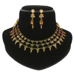 The Aurora Gleam Gold Necklace Set