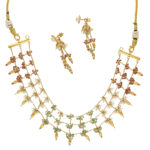 The Aurora Gleam Gold Necklace Set
