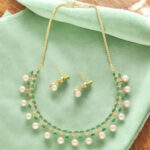 Elina Pearl Necklace Set