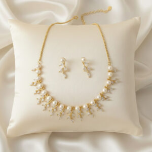 Hira Pearl Necklace Set