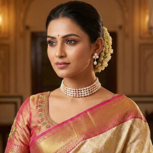 Charvi Pearl Choker Set