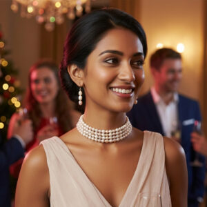 Aarav Pearl Choker Set