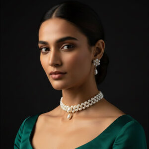 Gia Pearl Choker Set