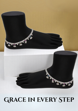 Silver Anklets