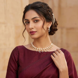 Hira Pearl Necklace Set