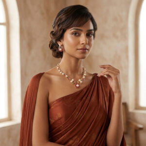 Mira Pearl Necklace Set